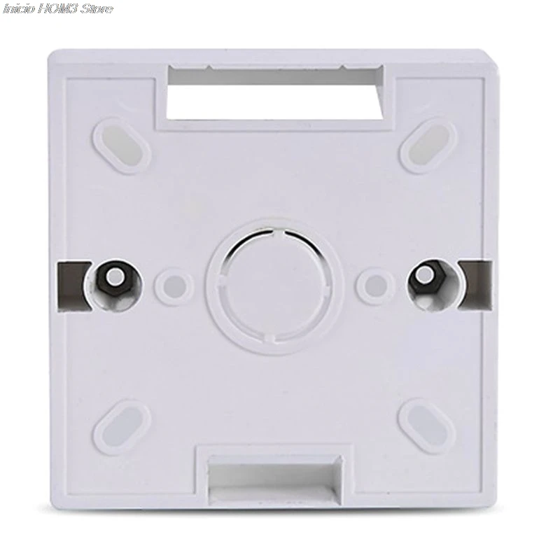 86X86 PVC Thickening Junction Box Wall Mount Cassette For Switch Socket Base Switch Bottom Box Electrical Box Accessories