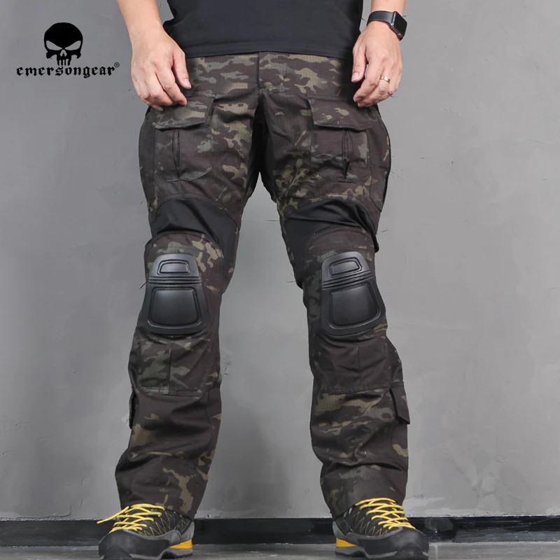 2018 NEW Emerson gear G3 Pants with knee pads Combat Tactical airsoft Pants   MCBK Crye  stretch stitching