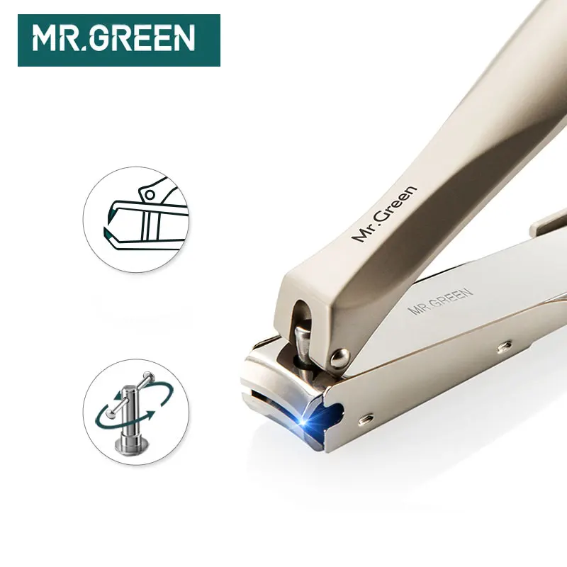 Mr. green-tesoura para cortar unhas, de aço inoxidável, tamanho médio, alta qualidade, cortador de unhas, tesoura cutícula, manicure, aparador, ferramenta para arte de unha