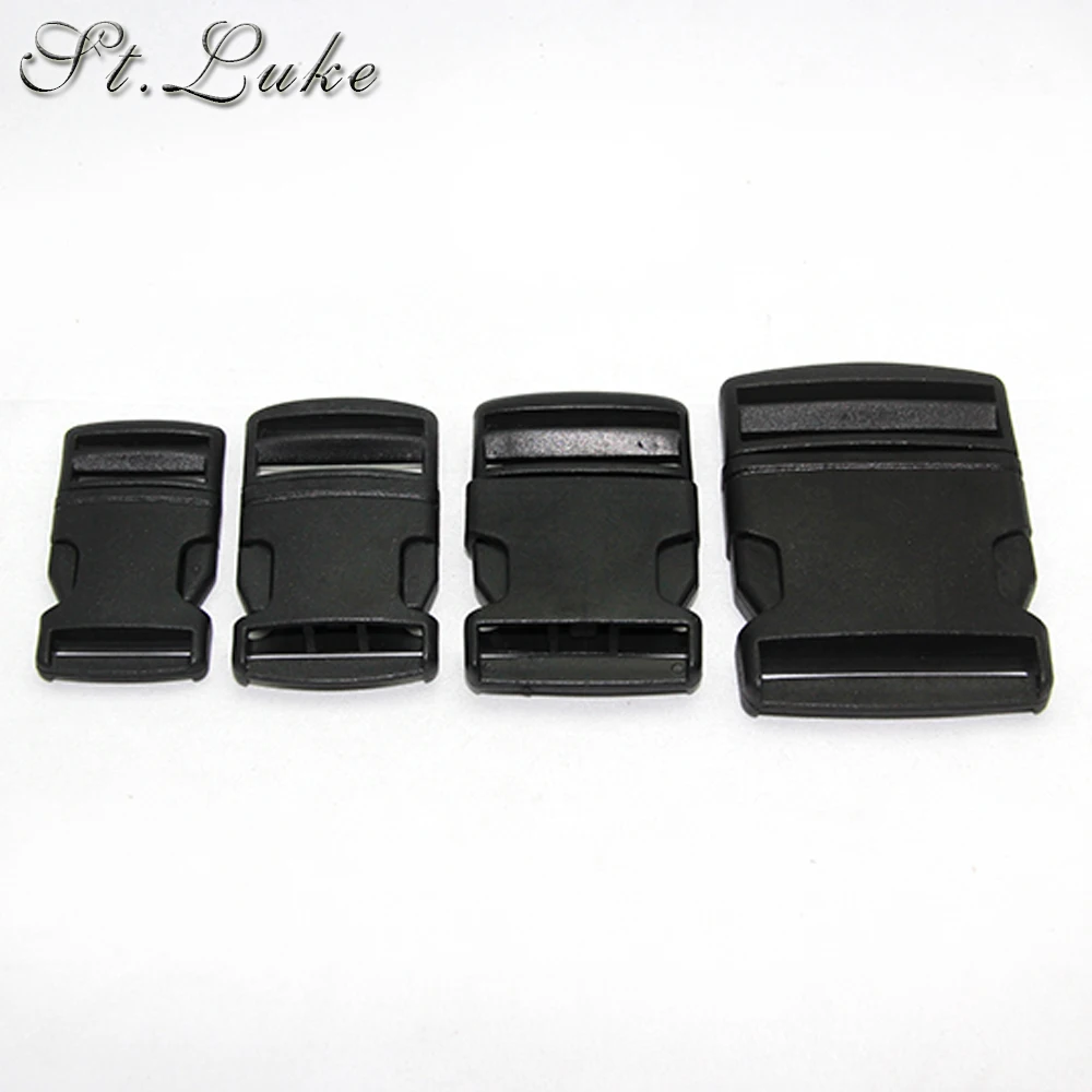 Hot sale Webbing Dual Adjustable Arched Buckle for Luggage Hiking Camping Bags backpack buckles black white 25mm/32mm/36mm/50mm