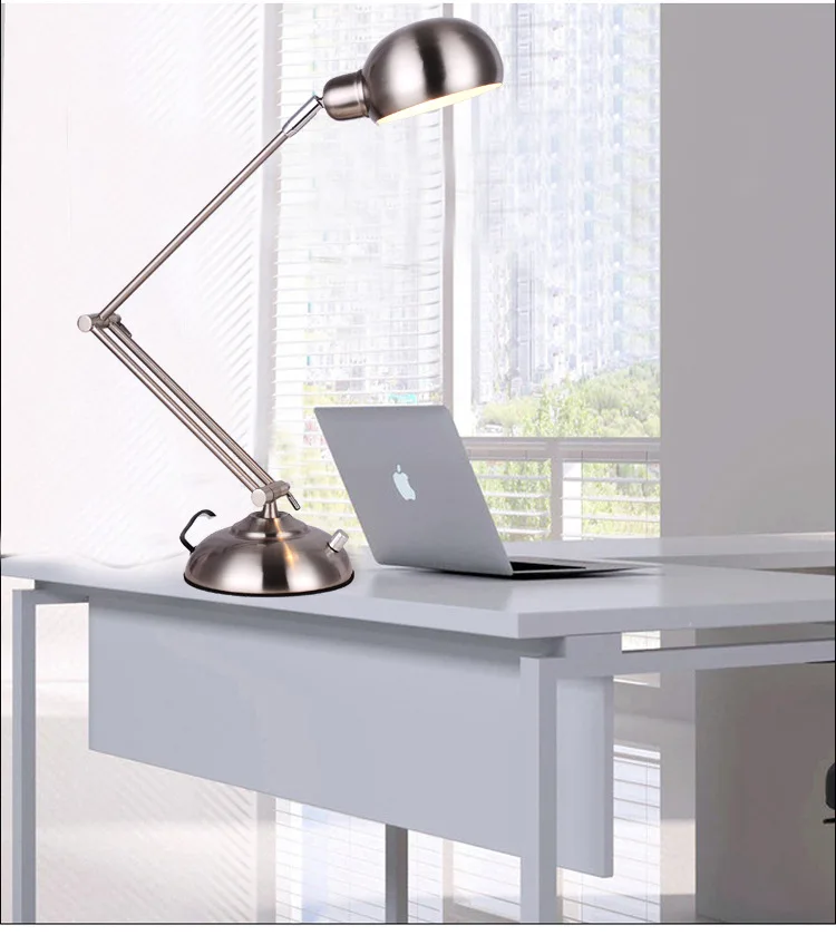 Long Arm Desk Lamps Flexible Led Lamp Table Lighting Foldable Office Table Lights Loeplamp met led Verlichting Escritorio Lights