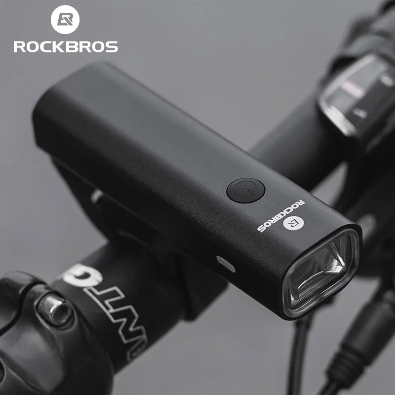 ROCKBROS USB Charge Bicycle Light Rainproof Bike Headlight Flashlight MTB Road Cycling Front Lamp Outdoor Night-riding Equipment