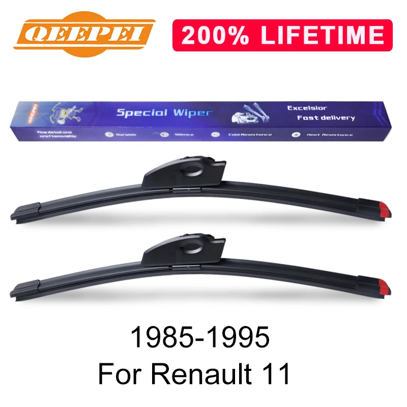 

QEEPEI Replace Wiper Blade For Renault 11 1985-1995 Silicone Rubber Windshield Windscreen Wiper Auto Car Accessories