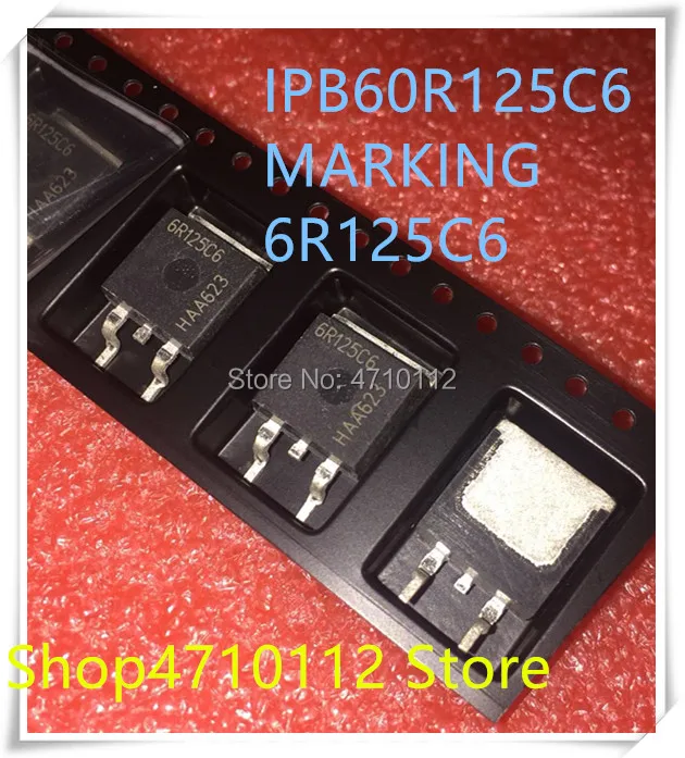 NEW 10PCS/LOT 6R125C6 IPB60R125C6 TO-263  IC