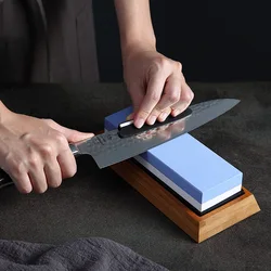 Xinzuo-砥石プロ研ぎ器,両面1000/6000グリット,研ぎ石,キッチンアクセサリー