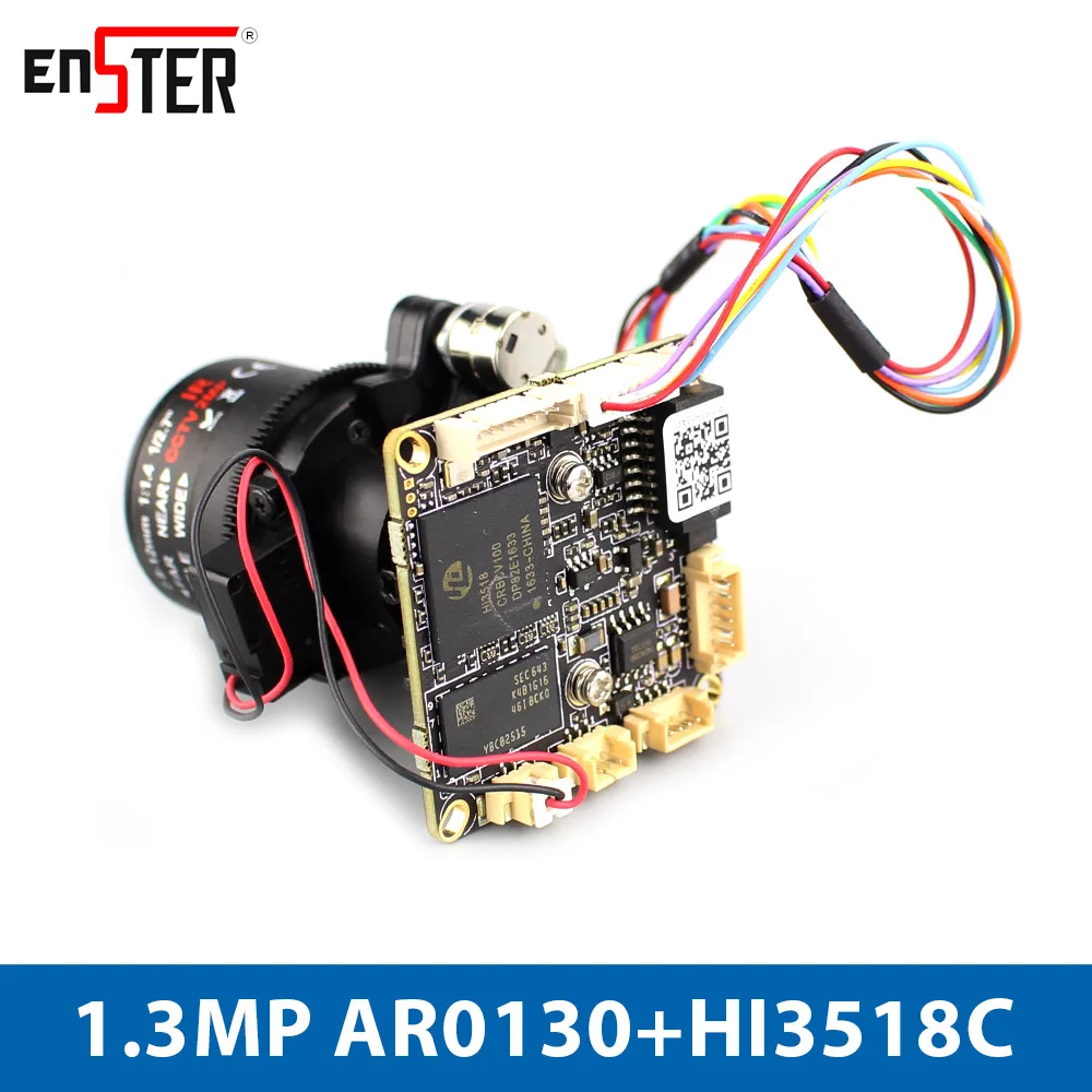 Enster IP Camera Modules NST-IPX1830-AF AR0130 + HI3518C 1.3MP 4X Auto Focus Modules