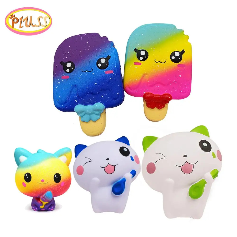 Cute Jumbo Squishy Kawaii Ice Cream Food Scented Unicorn Cake Squishies Slow Rising Squeeze Stress Relief Toy Gift For Kids