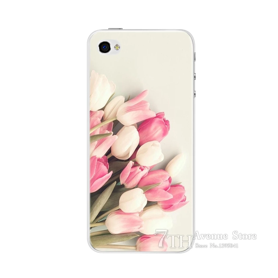 Floral Butterfly Case For iPhone 4 4S 5 5S SE 6 6S Plus Coque Soft TPU Funda Silicone Capas Phone Cover For iPhone 5 S 5S Case