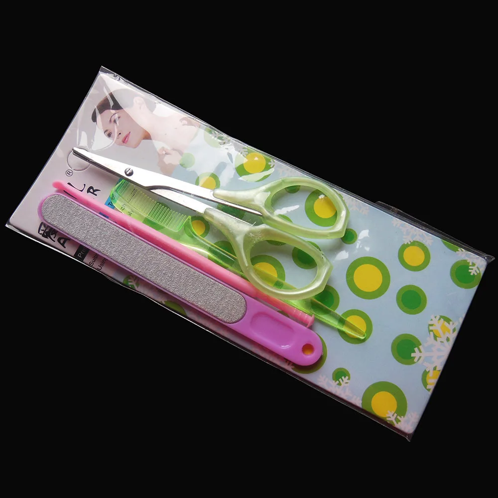 make up tool beauty set Eyebrow Shaping Kit 4 pcs/set manicure tool free shipping