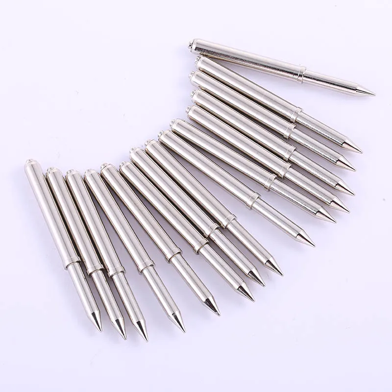 

10/50PCS GP-2L Length 58MM Dia 5.0mm Iron Nickel Plated Pointed Probe Positioning Pin ITC ElectricPlate Spring Positioning Dowel