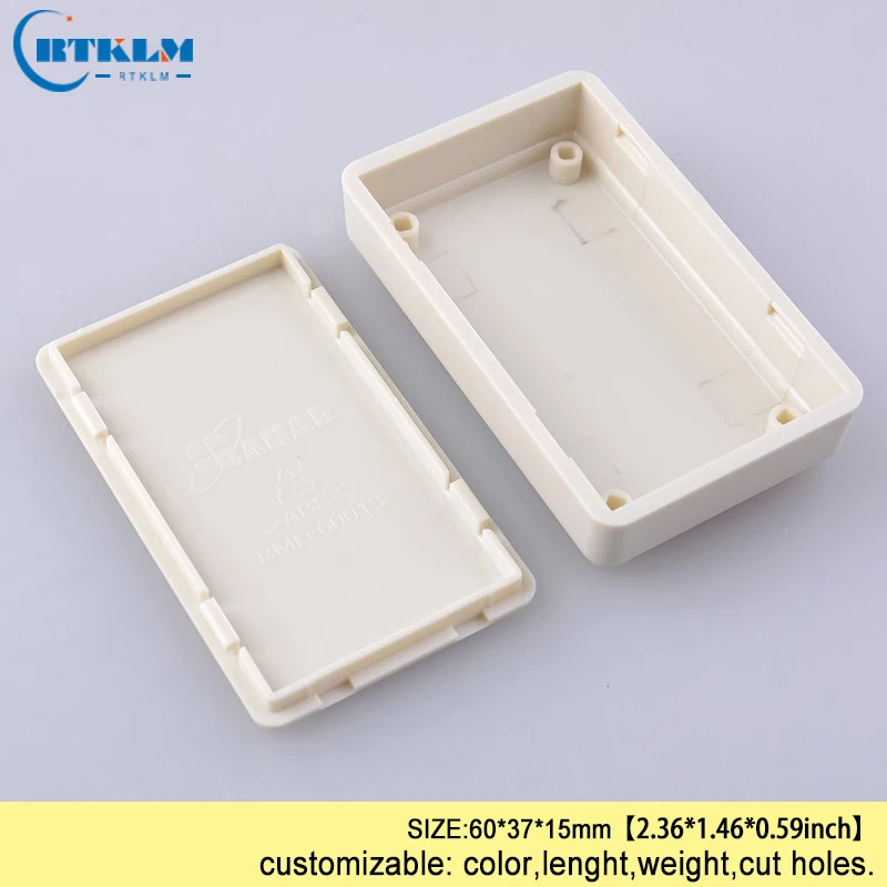 Electronics housing enclosure abs junction box DIY electronic project desktop box Small plastic distribution box 60*37*15mm