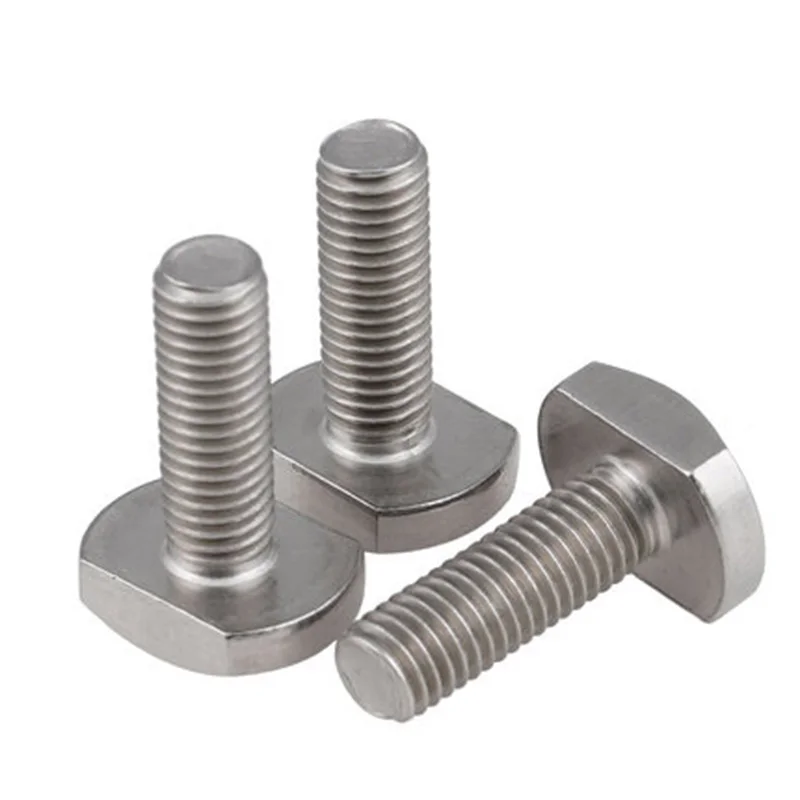 

5pcs M5 304 stainless steel T-bolt T-slot bolts T-shaped platen screw GB37 12mm-40mm Length