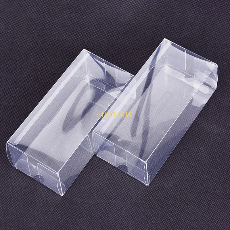 

200pcs/lot Large Rectangular Plastic Transparent Box/Clear PVC Plastic Packaging Box Sample/Gift/Crafts Display Boxes#244