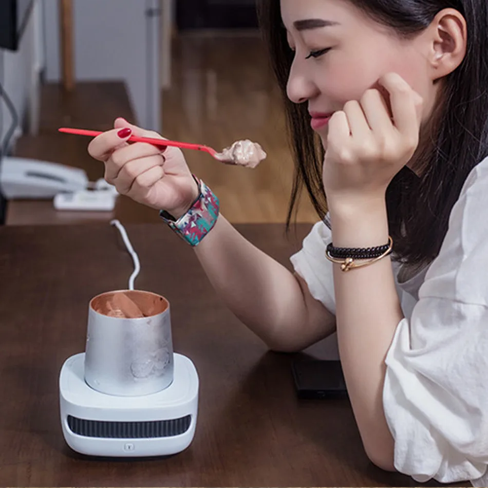 Taza de enfriamiento rápido, bebidas frías rápidas, ácido y resistente a la corrosión, portátil, mantener para crema