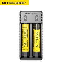 100% Original NITECORE UI1 UI2  Portable USB Li-ion Battery Charger compatible with 26650 20700 21700 18650 16340 14500 battery