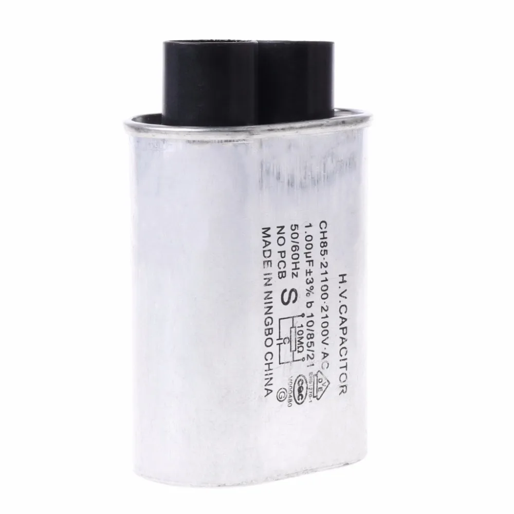 Condensador HV de alto voltaje para horno microondas, repuesto Universal de CA de 2100V, 0.90μF
