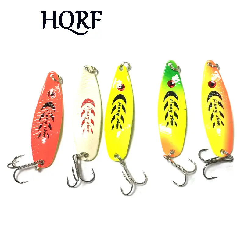 13g 1pcs/lot Popular Fishing Lure Spoon Mustad Hooks High Quality Surface Plating Good for Freshwater Saltwater Fishing