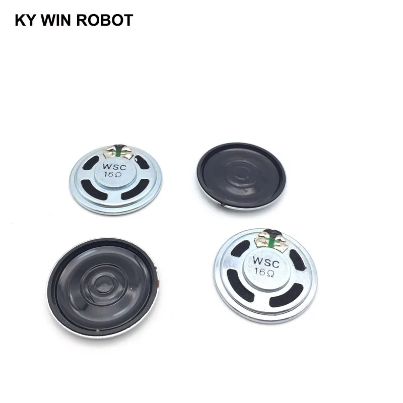 2pcs/lot New Ultra-thin Mini speaker 16 ohms 1 watt 1W 16R speaker Diameter 36MM 3.6CM thickness 5MM