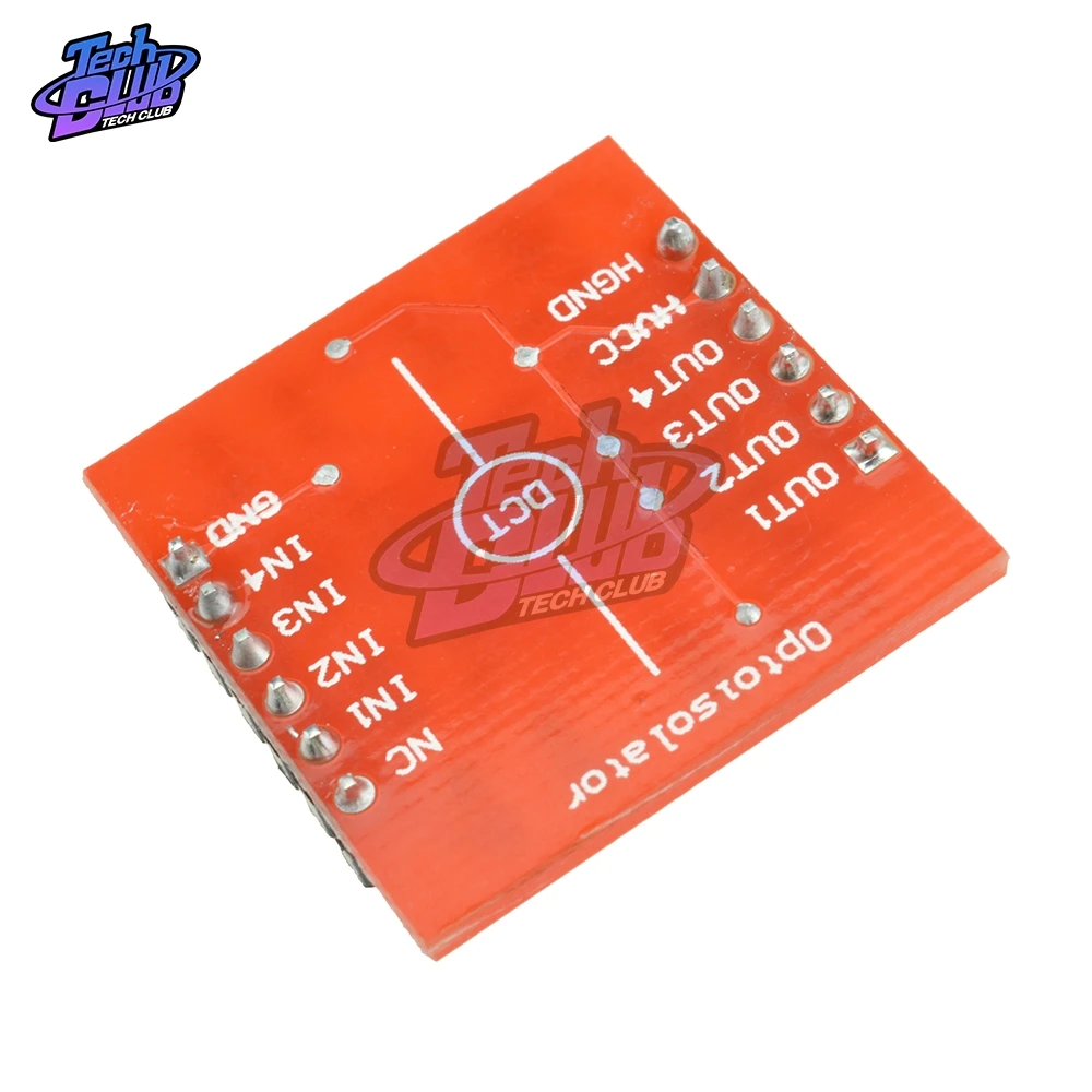 TLP281 modulo IC Opto-isolatore 4CH a 4 canali per scheda di espansione Arduino isolamento optoaccoppiatore di alto e basso livello 4 canali
