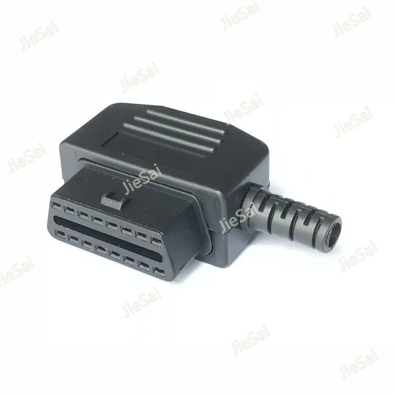 16 Pin Automotive OBD2 OBDII Female Connector Auto OBD Test Diagnostic Plug