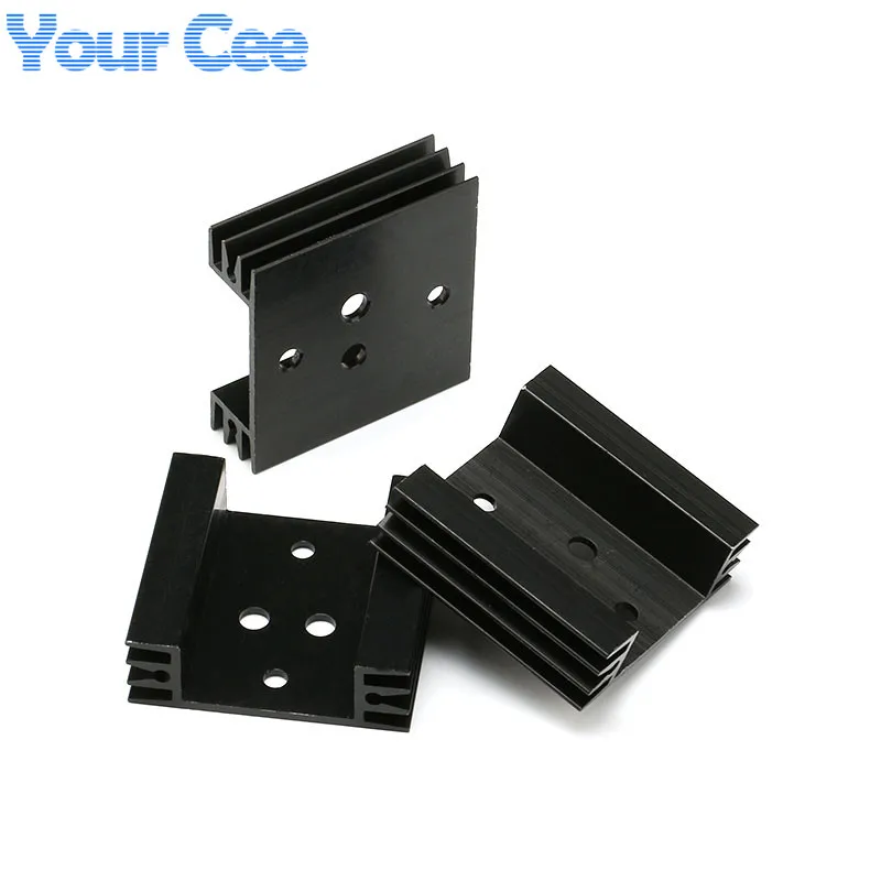 45*45*14mm Heatsink Cooling FinRadiator Cooler Aluminum Heat Sink for TO3 TO-3 Transistor 45X45X14mm