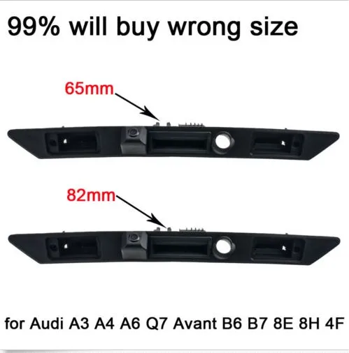 

Parking rearview back reverse car camera for Audi A6L A8L A4 A8 Q7 truck handle waterproof NTSC PAL( Optional)