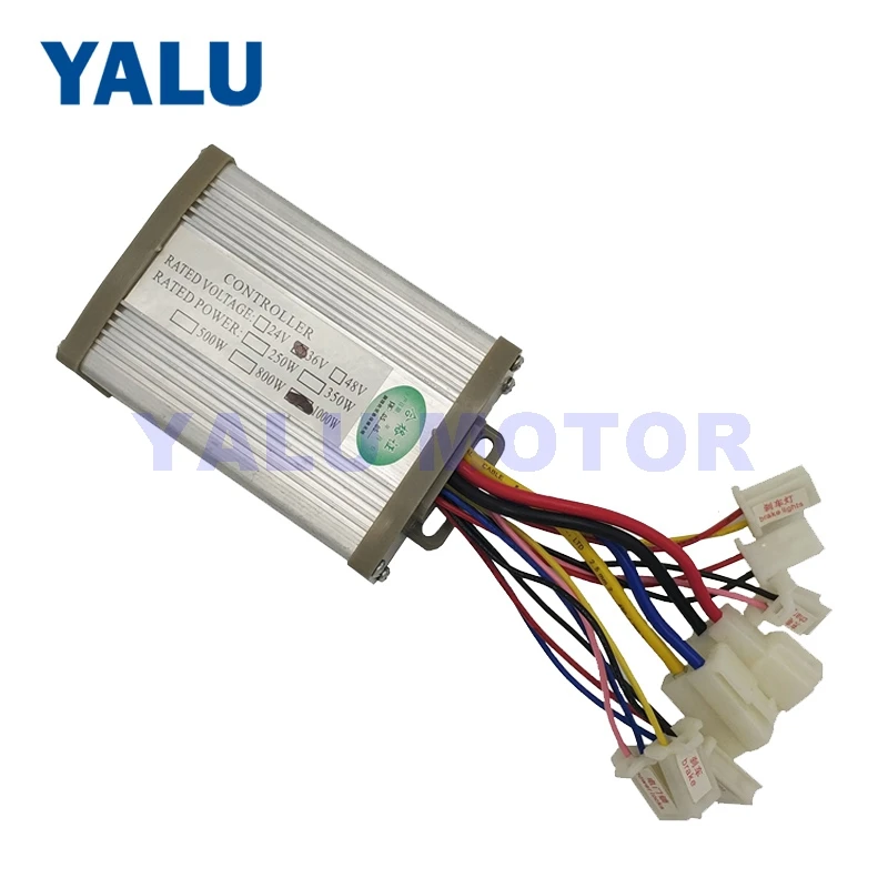 Electric Bicycle Controller 24V 36V 48V 1000W DC Brushed For E bike Scooter Skateboard Part Fit Battery Motor Engine Part