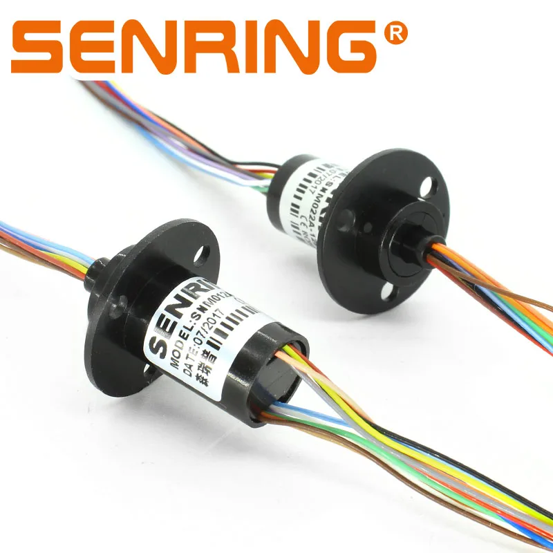 mini capsule slip ring SNM012 6 wires/12 wires/18 wires slip rings 2A signal