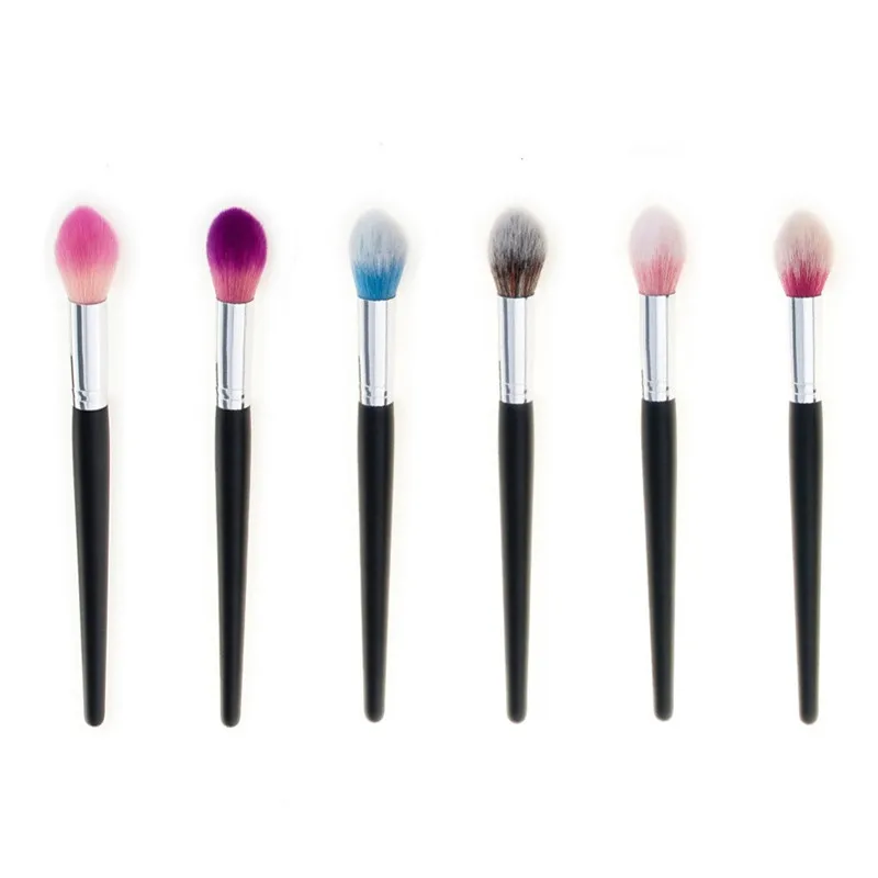 Flat head Makeup Brush Eye Shadow Cream foundation brush Flame Top Tapered Powder Contour Highlight Blending Cosmetic Tools