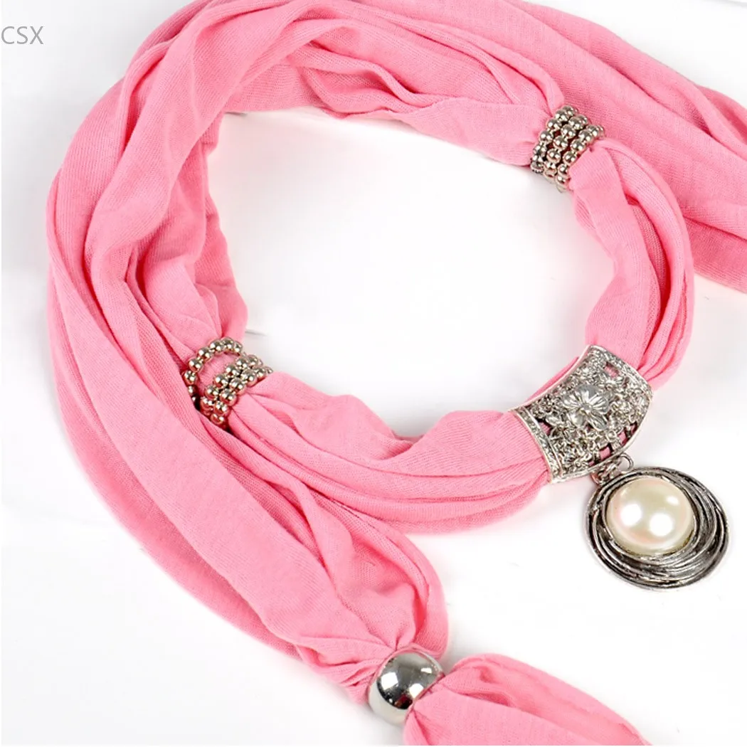 MwOiiOwM New Arrival Charms Scarf Drop Pendant Scarf Jewelry Scarves Necklace Scarf Best Quality 63