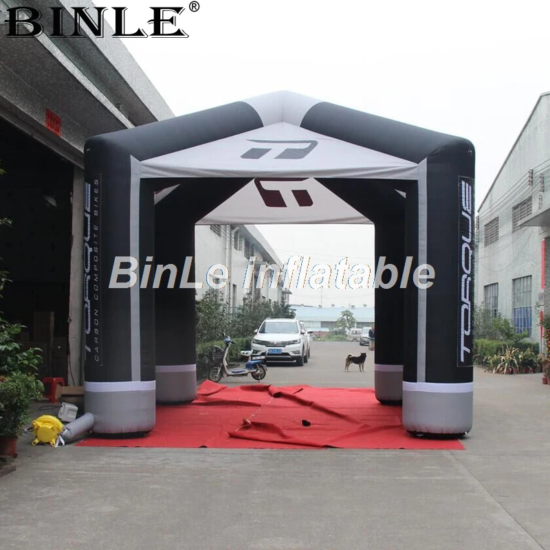 

High quality 5x5m commercial inflatable cube tent for trade show and exhibition booth stand tent sale