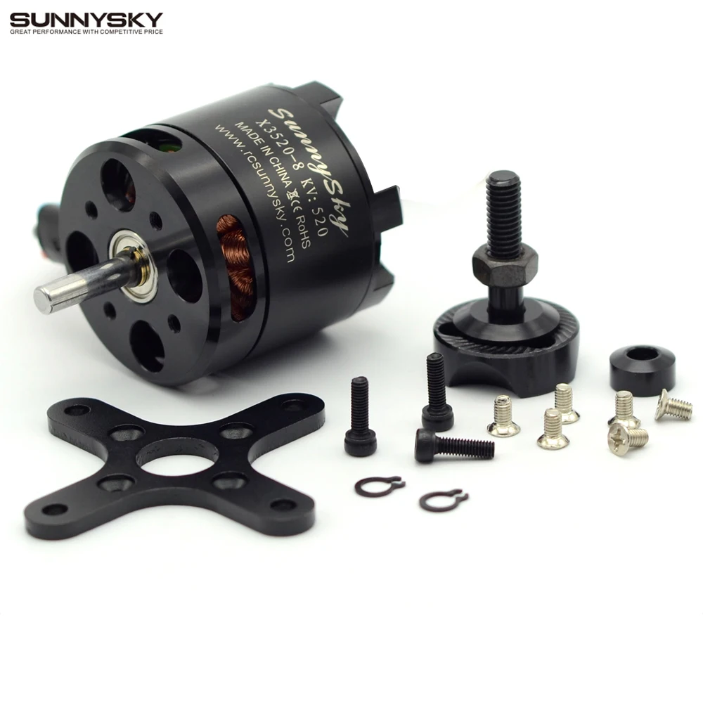 4 pz/lotto SUNNYSKY X3520 KV520 KV720 880KV Outrunner Brushless Servo Motore per Rc FPV Quadcopter droni