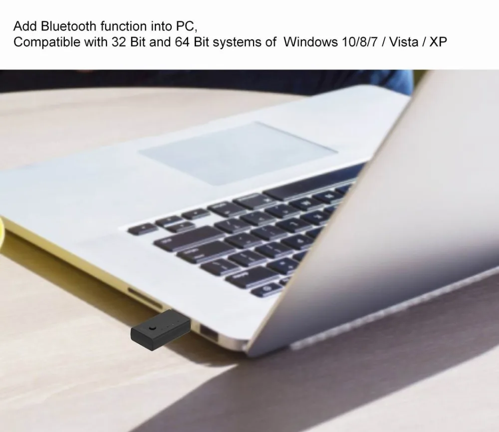 Reiyin Wireless Audio aptX LL USB Dongle Bluetooth 5.0 Voice Chat chiamate adattatore per PC Plug and play