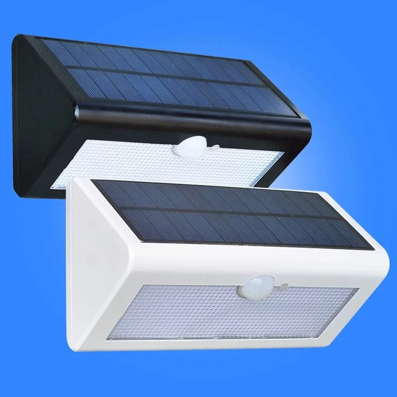 HAWBOIRRY Solar PIR Motion Sensor Wall Light Outdoor Waterproof Energy Street Garden Safety Light Door Light