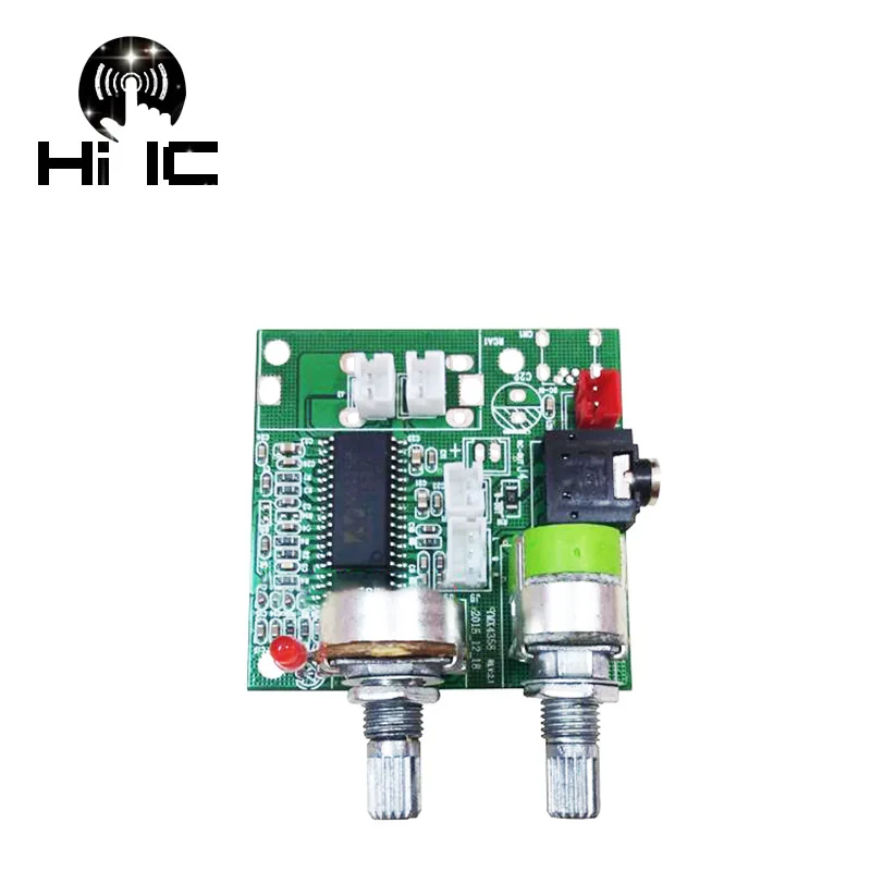 Placa amplificadora de Audio Digital, Amplificador de Subwoofer de 20W, 2,1 canales, Sonido Envolvente 3D, Clase D, DC 5V