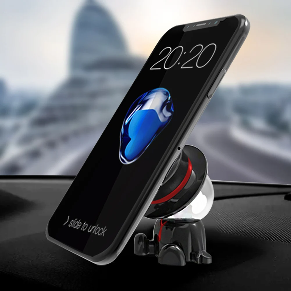 Hot Sale 360 Degree Rotary Adhesive Magnetic Car Phone Holder Dashboard Stand Cradle