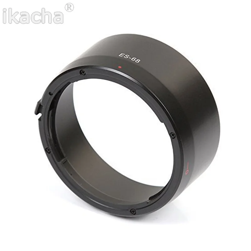 Black ES68 ES-68 Camera Lens Hood For Canon EOS EF 50mm f/1.8 STM 49mm Lens Protector Camera Accessories