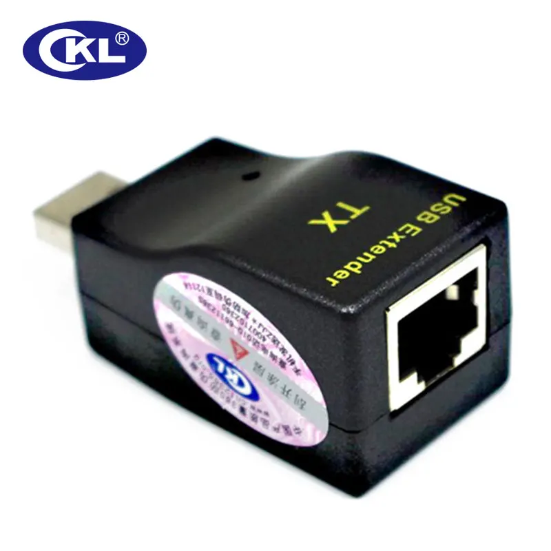 CKL-كابل تمديد USB CAT5/CAT5E/CAT6 STP لتمديد إشارة USB حتى 50 مترًا/100 مترًا ، متوافق مع WINDOWS 98SE/ME/2000/XP LINUX