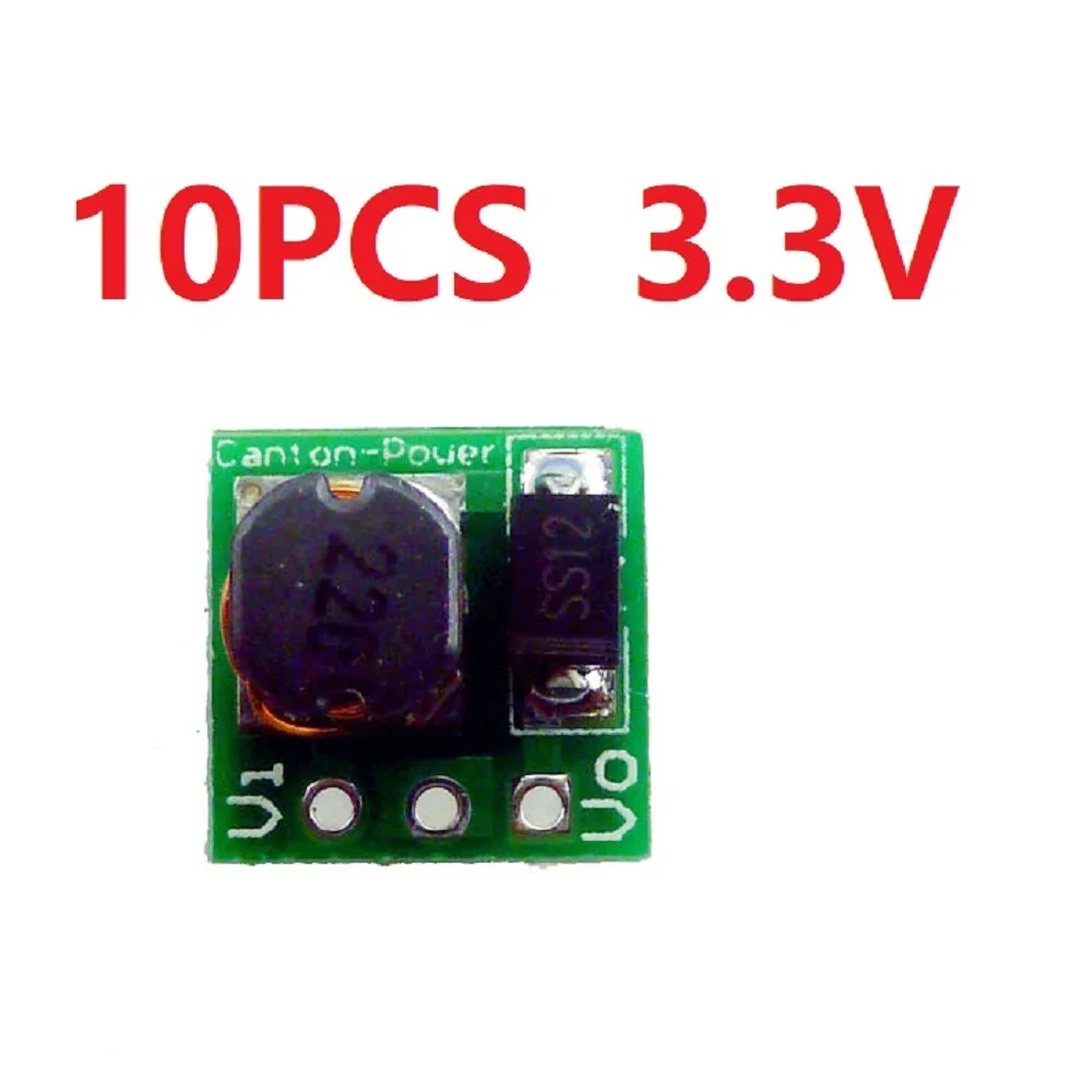 

10 Pcs 1.5V 2.5V 3V To 3.3V DC DC Step-UP Voltage Regulator Module