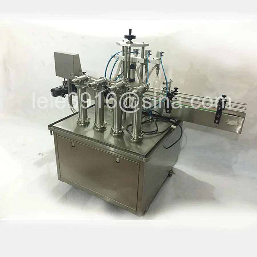 Airtac Pneumatic YT4T-4G Automatic  Liquid filling machine,cosmetic Liquid filling machine(100-1000ml ,automatic piston filler