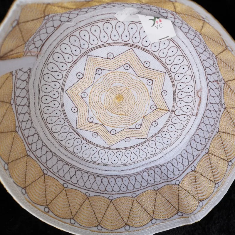 Casquette de prière islamique pour hommes, Yarmulke, Bonnet, Musulman, indien, arabie saoudite, Allah Kipa, foulard