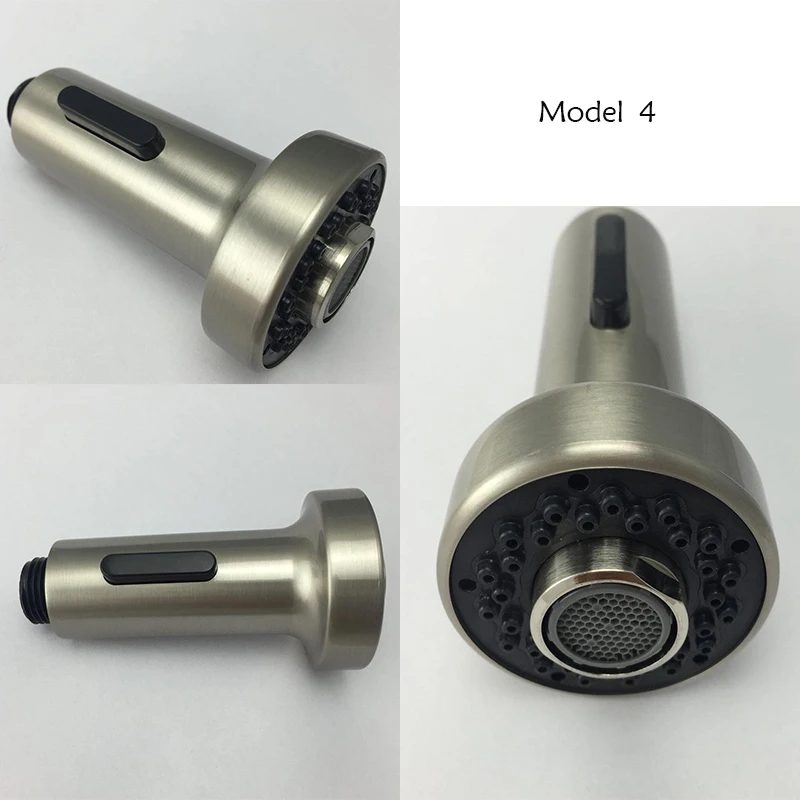 Brushed Nickle Kitchen Pull Out Sprayer head Faucet Replacement Part Spray