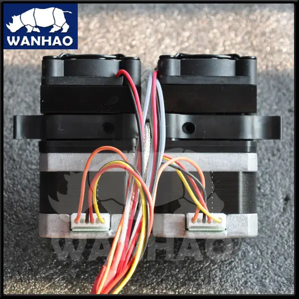 WANHAO 3D Printer Spare Parts MK10 Double Extruder for Duplicator 4, 4X, 4S