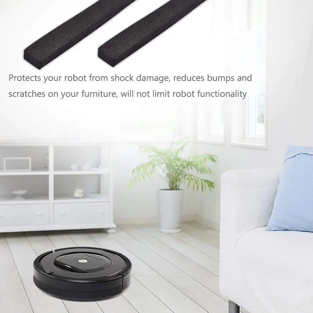 Sweeping Robot Soft Bumper Strip Protect Robot Fit for iRobot Roomba i7 7150 i7+ 7550 500 600 800 Series (21\