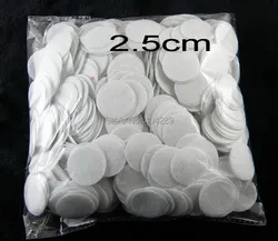 1000 stks Ronde Felt Pads Accessoire Ovale Patches Cirkel Viltjes, DIY Stof Bloem Accessoires