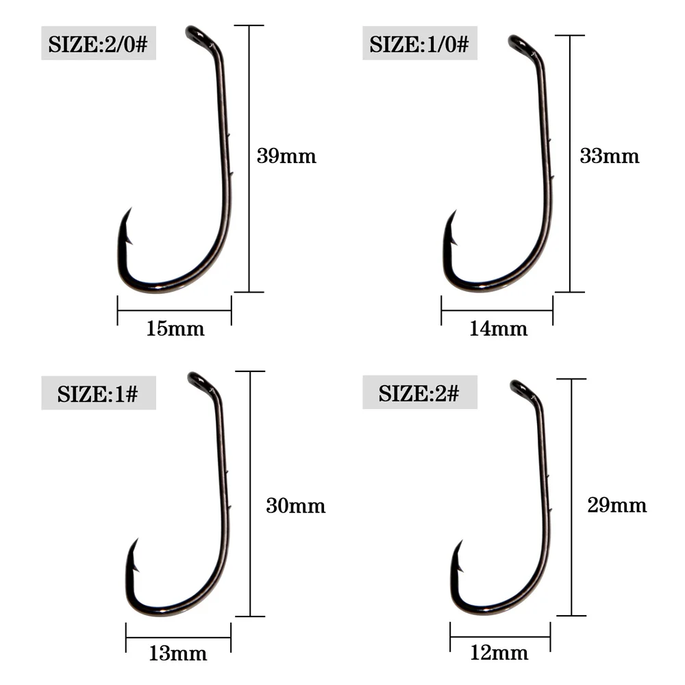 6Pcs/Bag 25cm Stainless Steel Wire Fly Fishing Leash With Fishing Swivels And Hooks Fly Fishing Leader Size 1# 2# 1/0 2/0