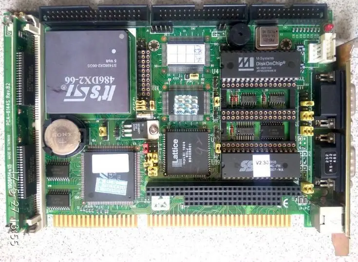 PCA-6144S  100% OK Original IPC Board B2 ISA Slot Industrial motherboard Half-Size CPU Card PICMG1.0 With CPU RAM No-FAN