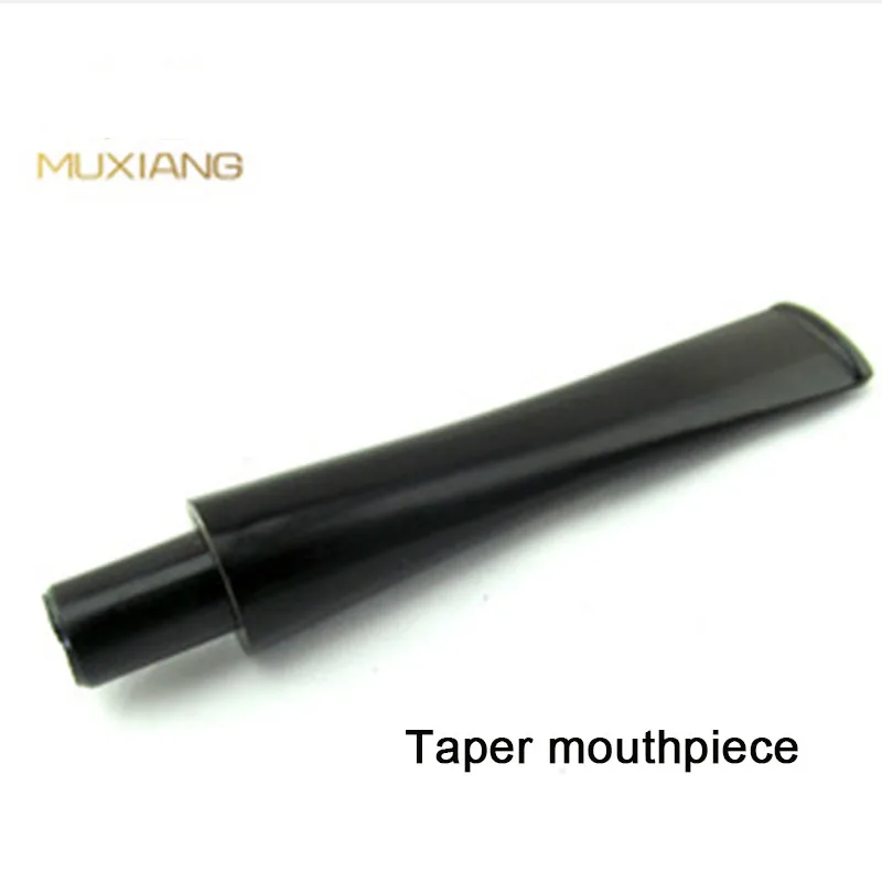 MUXIANG Acrylic Smoking Pipe Taper Mouthpiece 9mm Air Passage Tobacco Pipe Tail Accessories Mouthpiece Custom Available be0004