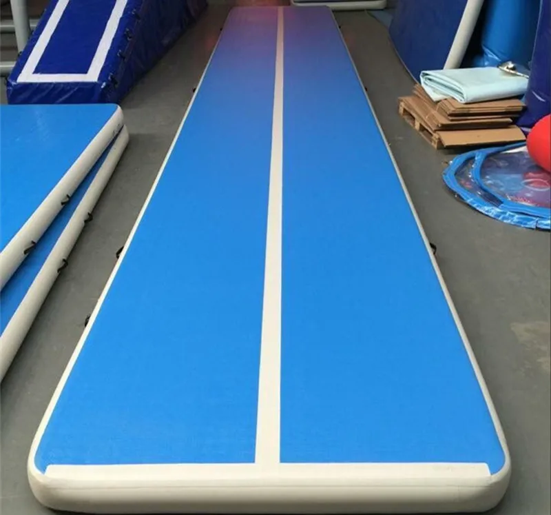 4m 5m 6m aufblasbare Gymnastikmatratze Gym Tumble Air Track Boden Tumbling Air Track Matte für Erwachsene oder Kinder