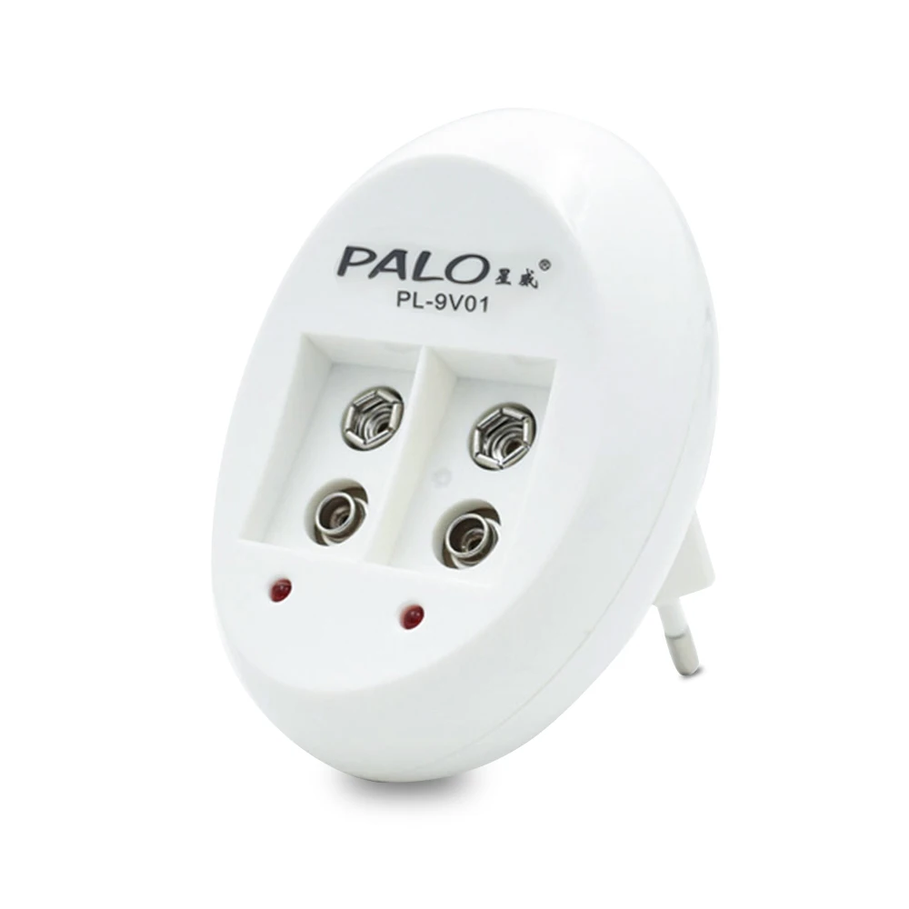 بالو 9 فولت ليثيوم أيون Ni-mh Ni-Cd شاحن بطارية مع قابس الاتحاد الأوروبي ومنفذ شحن USB